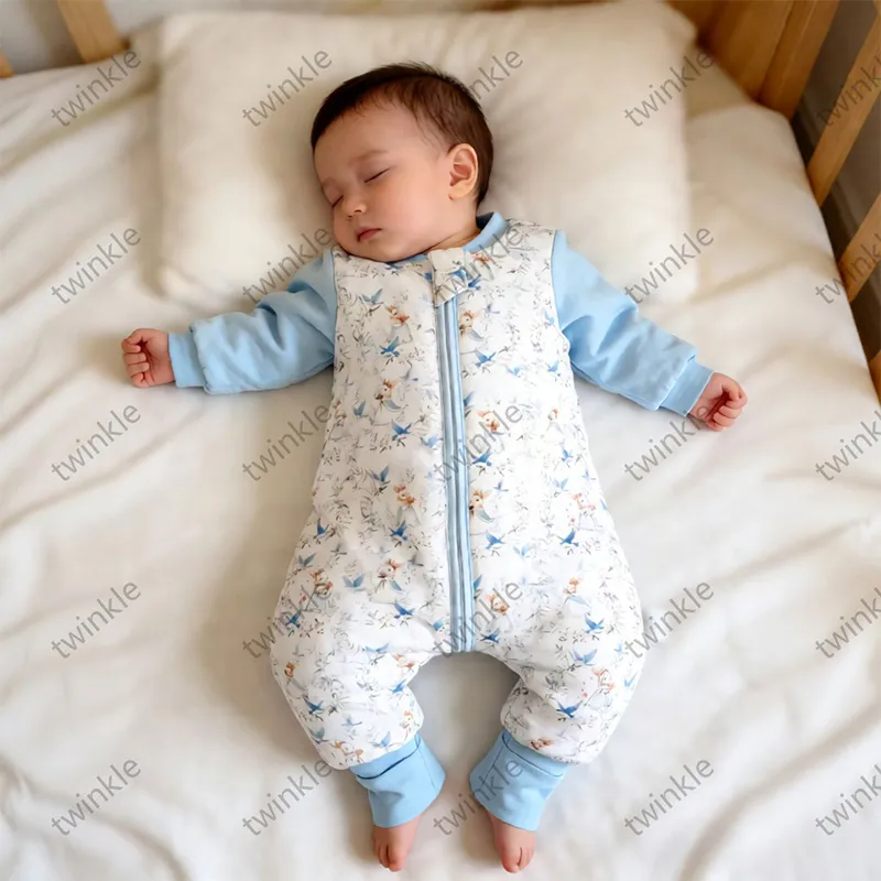 Спальный мешок с ножками и комбинированными рукавами (1)