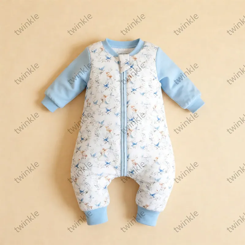 Спальный мешок с ножками и комбинированными рукавами (2)