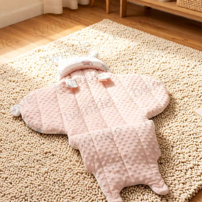 Утеплённый спальный мешок-кокон в форме бабочки (2)