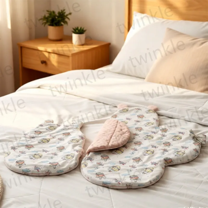 Утеплённый спальный мешок-кокон в форме бабочки (6)