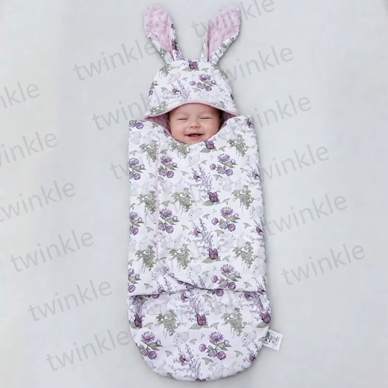 Цельнокроеная пелёнка-конверт для новорождённых с защитой от ветра (6)